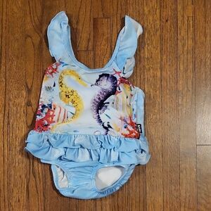 Molo Colorful Seahorse Baby Swimsuit